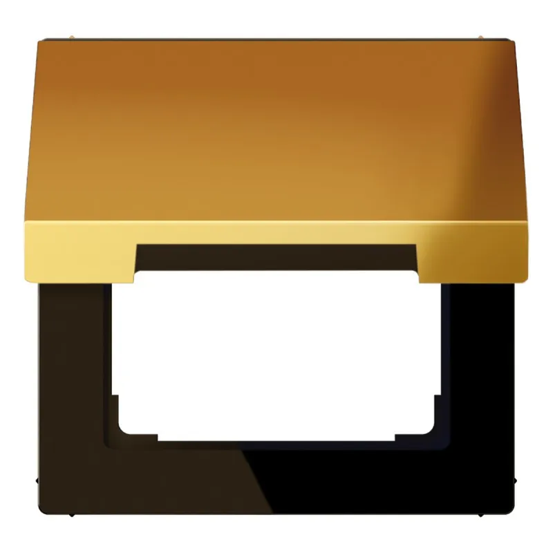 Jung Klappdeckel mit Rückstellfeder, Metall goldfarben PVD-beschichtet, Serie LS, goldfarben GO2990KL