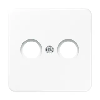 Jung Abdeckung für Antennendosen, Thermoplast, Serie CD, schwarz CD561TVSW
