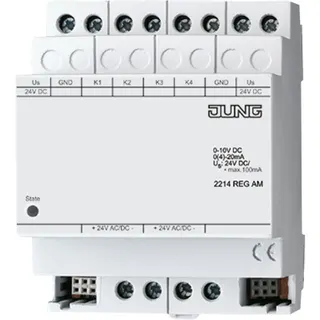Jung Analogeingangsmodul 4fach, 4 TE 2214REGAM