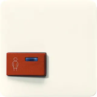 Jung Abdeckung für Ackermann, Typ 73022 A 2, rot, Serie CD, weiß 022A-1