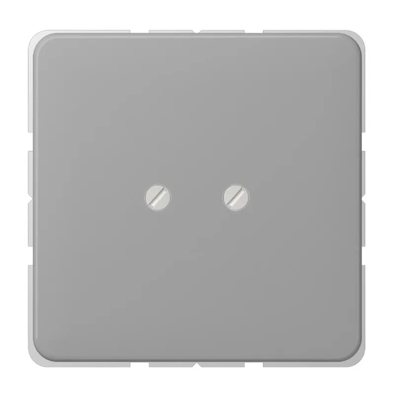 Jung Blind-Abdeckung (geschraubt), Duroplast, Serie CD, grau CD561BGR