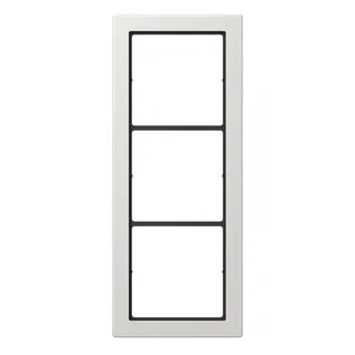 Jung Rahmen, 3-fach, FLAT DESIGN, lichtgrau FD983LG