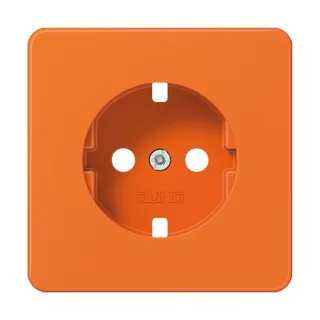 Jung Abdeckung für SCHUKO®-Steckdosen, Duroplast, Serie CD, orange (für ZSV) 521ZOPL