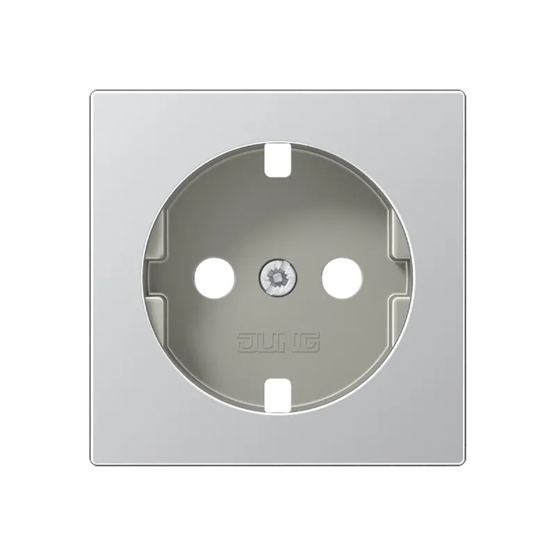 Jung Abdeckung für SCHUKO®-Steckdosen, Serie A, aluminium A520ALPL