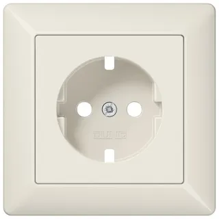 Jung Abdeckung für SCHUKO®-Steckdosen, Duroplast, Serie AS, weiß AS1520PL