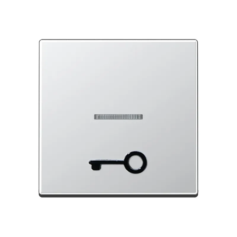 Jung Wippe mit Lichtleiter, mit abtastbarem Symbol Tür, Serie A, aluminium A590T1KOAL