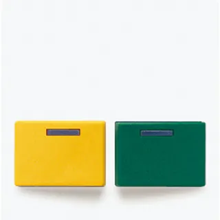 Jung Abdeckung für Ackermann, Typ 73642 E, gelb, grün, Serie AS/A, alpinweiß A642EWW
