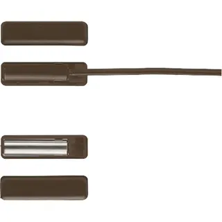 Jung Magnetkontakt, braun, Zul. Betriebsspannung: max. 40 V, 1-poliger Schließer FUS4410BR