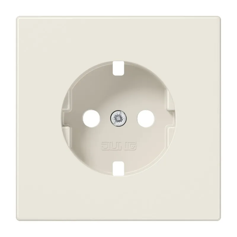 Jung Abdeckung für SCHUKO®-Steckdosen, Duroplast, Serie LS, weiß LS1520PL