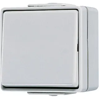 Jung Wippschalter, Aus 1-pol., 10 AX 250 V ~, IP 44, WG 600 601WOT