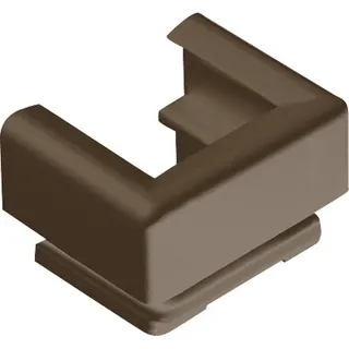 Jung Einführungsschieber für Kabelkanal 15 x 15 mm, Thermoplast, braun 12BR