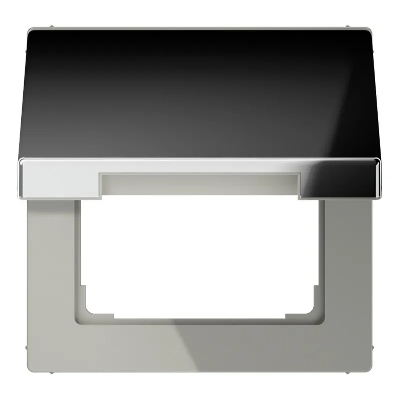 Jung Klappdeckel mit Rückstellfeder, Metall verchromt, Serie LS, glanzchrom GCR2990KL