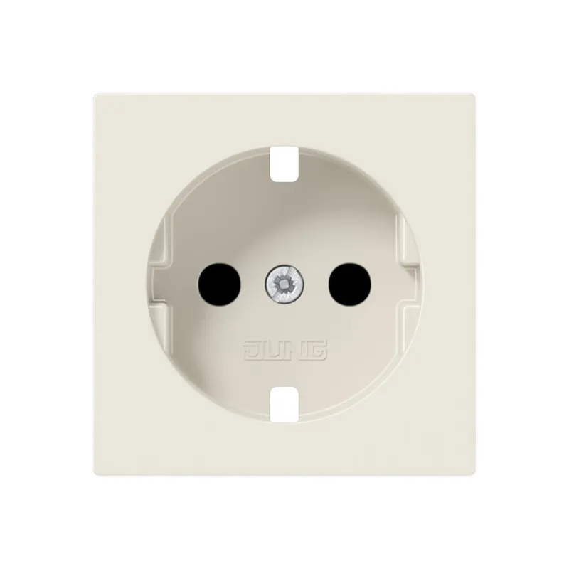 Jung Abdeckung für SCHUKO®-Steckdosen, SAFETY+, Duroplast, Serie A, weiß A520KIPL
