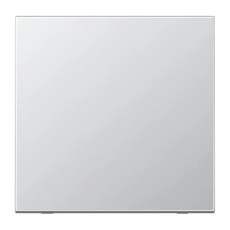 Jung Zentralplatte für SCHUKO®-Steckdosen, Klappdeckel, Serie LS, Aluminium AL2520KLPL