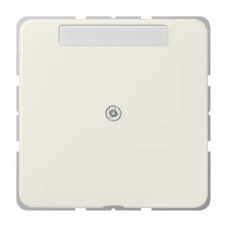 Jung Leitungsauslass mit Zugentlastung mit Schriftfeld, Duroplast, Serie CD, weiß 590NAA