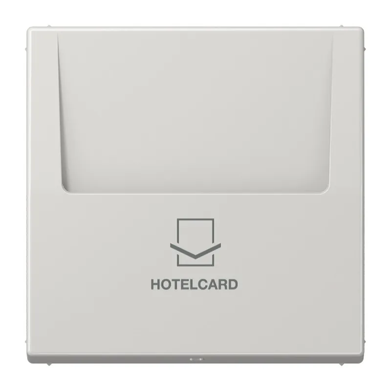 Jung Hotelcard-Schalter (ohne Taster-Einsatz), Hotelcard, Serie LS, lichtgrau LS590CARDLG
