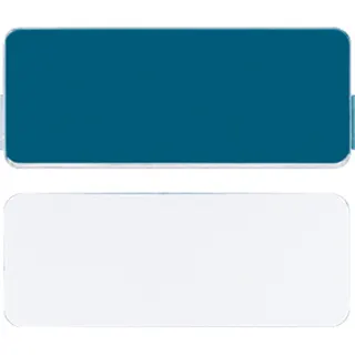 Jung Transparente Abdeckung mit Einlage für Schriftfeld 23 x 59 mm , Einlage alpinweiß CD54NA