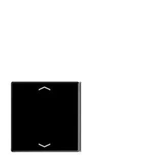 Jung Taste 4fach, 2+3, mit Pfeilsymbolen, F40, Serie LS, schwarz LS404TSAPSW23