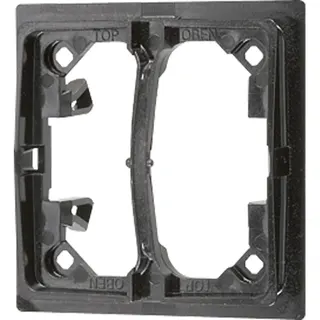 Jung Halteplatte 2fach, Serie AS/A, schwarz AS90-5HP