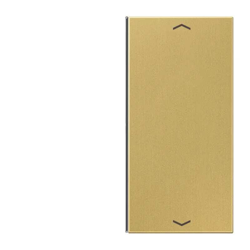 Jung Taste 2fach, mit Pfeilsymbolen, F40, Serie LS, Messing classic ME2402TSAPC