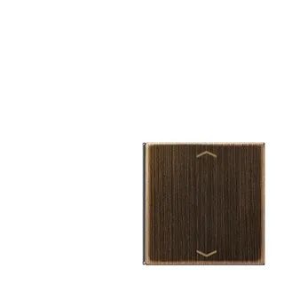 Jung Taste 4fach, 1+4, mit Pfeilsymbolen, F40, Serie LS, Messing antik ME2404TSAPAT14