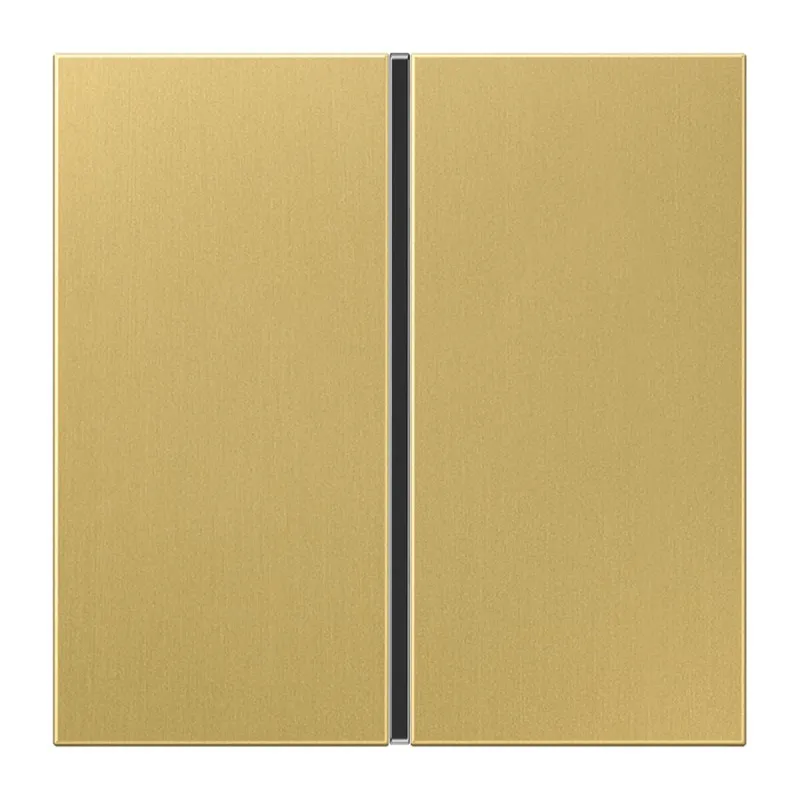 Jung Tastensatz 1fach, F40, Serie LS, Messing classic ME2401TSAC