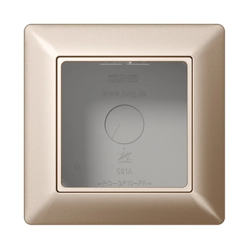 Jung Aufputz-Kappe 1fach, Serie AS/A, champagner AS581ACH