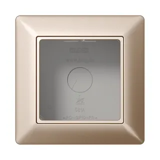 Jung Aufputz-Kappe 1fach, Serie AS/A, champagner AS581ACH