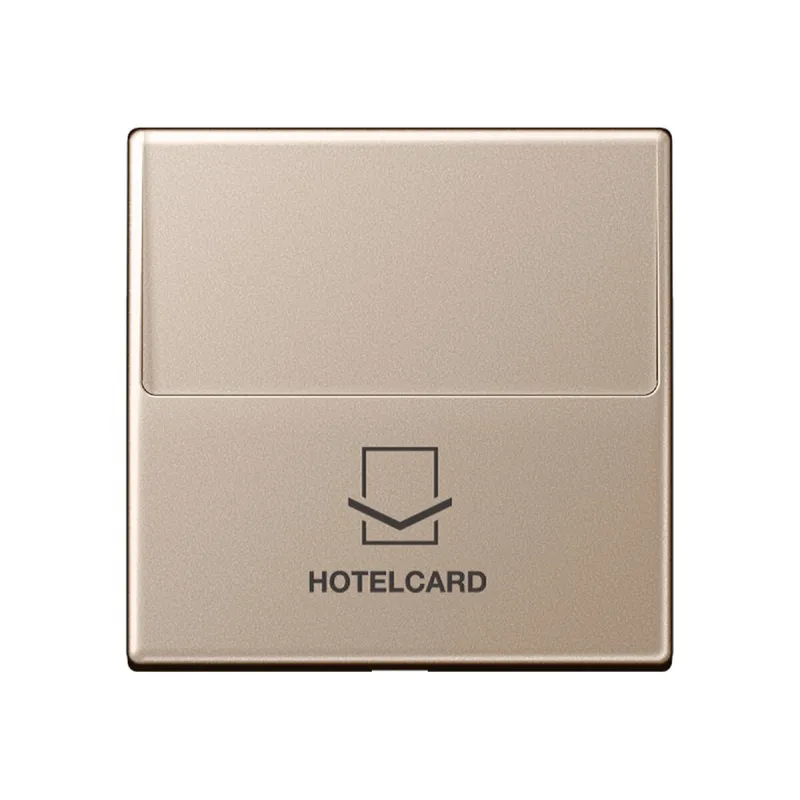 Jung Hotelcard-Schalter (ohne Taster-Einsatz), Hotelcard, Serie A, champagner A590CARDCH