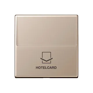 Jung Hotelcard-Schalter (ohne Taster-Einsatz), Hotelcard, Serie A, champagner A590CARDCH
