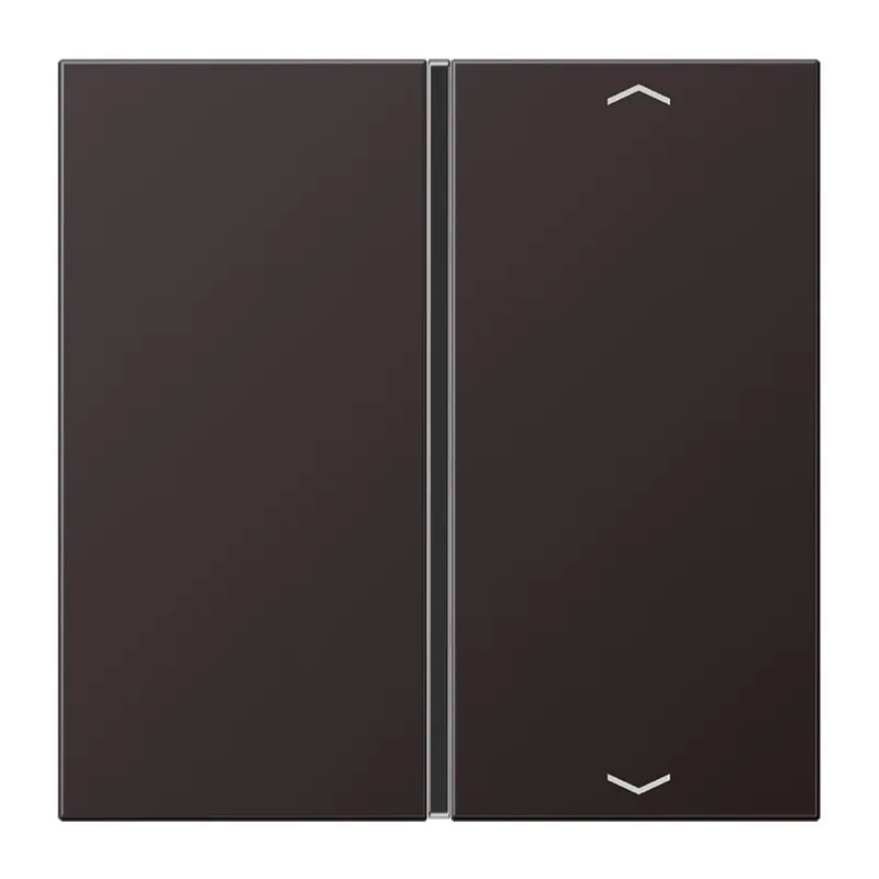 Jung Taste 1fach, mit Pfeilsymbolen, F40, Serie LS, dark (lackiertes Aluminium) AL2401TSAPD