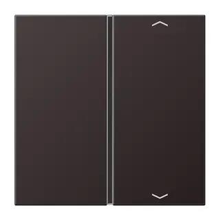 Jung Taste 1fach, mit Pfeilsymbolen, F40, Serie LS, dark (lackiertes Aluminium) AL2401TSAPD