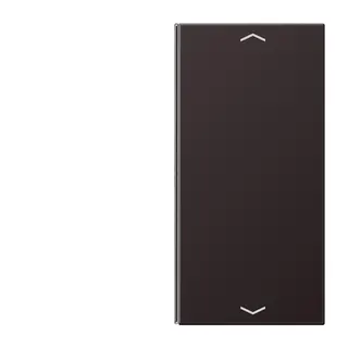 Jung Taste 2fach, mit Pfeilsymbolen, F40, Serie LS, dark (lackiertes Aluminium) AL2402TSAPD