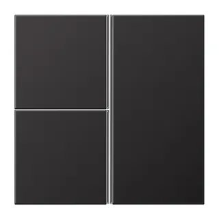 Jung Tastensatz 3fach, F40, Serie LS, dark (lackiertes Aluminium) AL2403TSAD