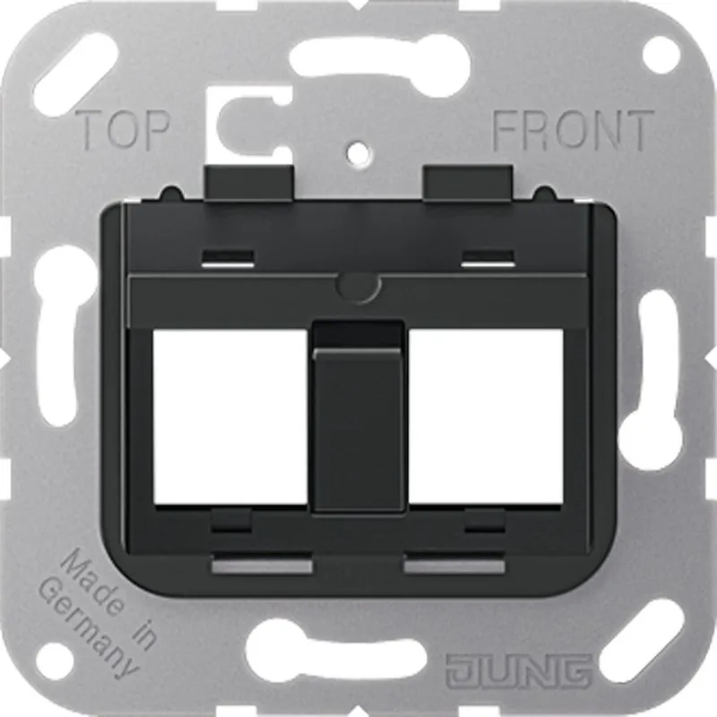 Jung Montageadapter 30°, TE connectivity, Brand-Rex, 2fach 3069-25WE