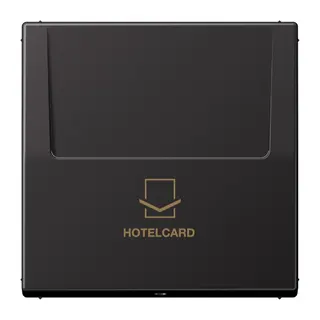 Jung Hotelcard-Schalter (ohne Taster-Einsatz), Hotelcard, Serie LS, dark AL2990CARDD