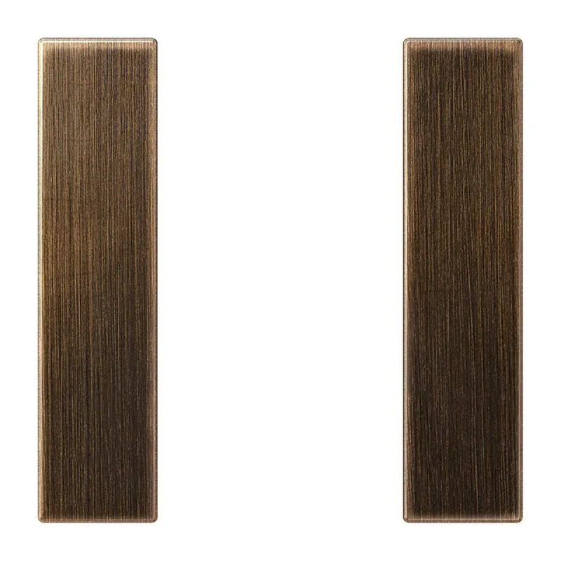 Jung Tastensatz 1fach, F50, Serie LS, Messing antik ME2501TSAAT