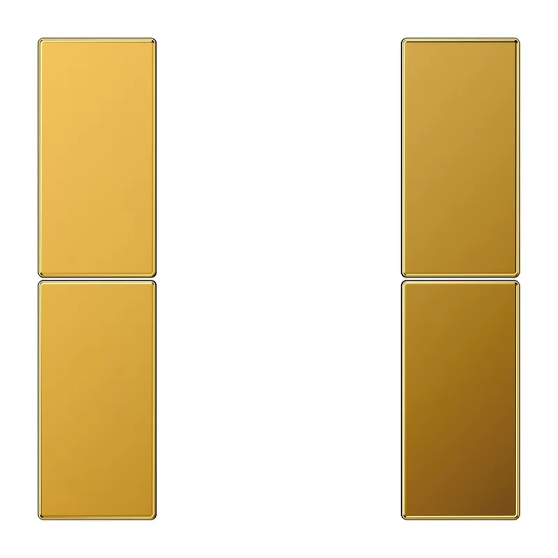 Jung Tastensatz 2fach, F50, Serie LS, goldfarben GO2502TSA