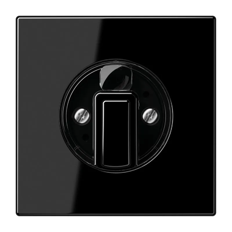 Jung Abdeckung für Drehschalter, Duroplast, Serie LS, schwarz LS1941SW