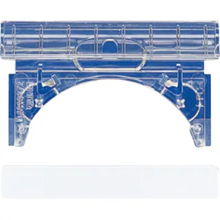 Jung Beschriftungsfeldträger, nur für JUNG-Tragring 53,5 x 10 mm, Thermoplast, Serie AS, transparent AS81INABT