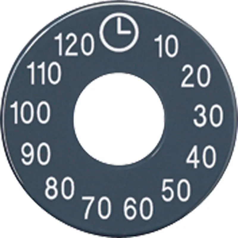Jung Skalenscheibe, Symbole 10...120, anthrazit SKS11120-20