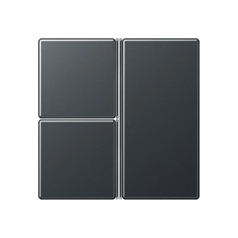 Jung Tastensatz 3fach, F40, Serie A, anthrazit matt A403TSAANM