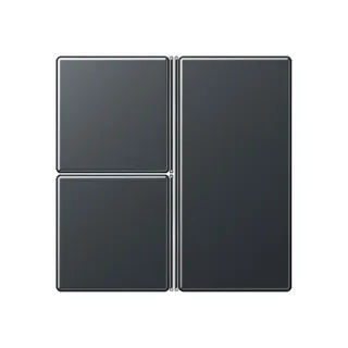 Jung Tastensatz 3fach, F40, Serie A, anthrazit matt A403TSAANM