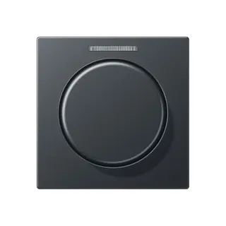 Jung Abdeckung mit Lichtleiter für KNX Drehsensor, Thermoplast lackiert, Serie A, anthrazit matt A1540BFKO5ANM