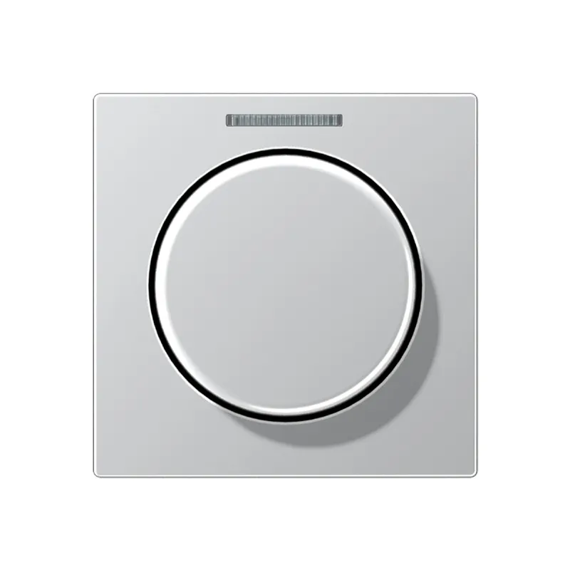 Jung Abdeckung mit Lichtleiter für KNX Drehsensor, Serie A, aluminium A1540KO5AL