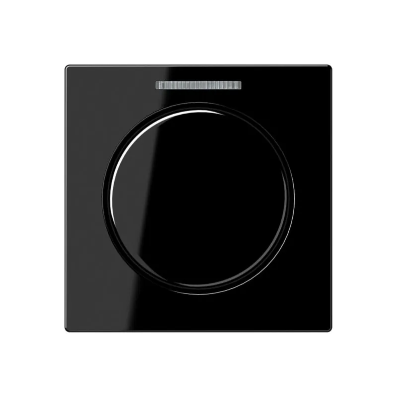 Jung Abdeckung mit Lichtleiter für KNX Drehsensor, Duroplast, Serie A, schwarz A1540KO5SW