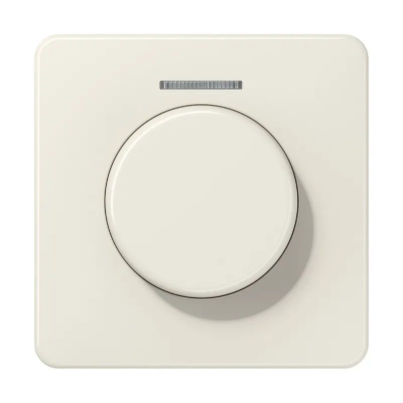 Jung Abdeckung mit Lichtleiter für KNX Drehsensor, Duroplast, Serie CD, weiß CD1540KO5