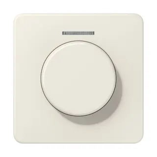 Jung Abdeckung mit Lichtleiter für KNX Drehsensor, Duroplast, Serie CD, weiß CD1540KO5