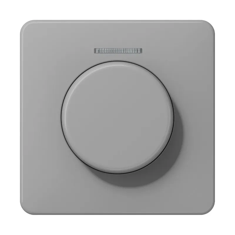 Jung Abdeckung mit Lichtleiter für KNX Drehsensor, Duroplast, Serie CD, grau CD1540KO5GR