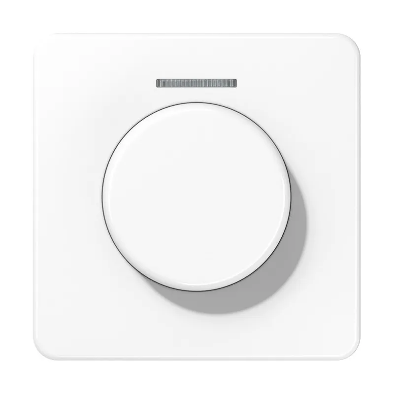 Jung Abdeckung mit Lichtleiter für KNX Drehsensor, Duroplast, Serie CD, alpinweiß CD1540KO5WW